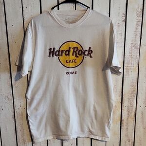 Hard Rock Cafe White Short Sleeve Tee